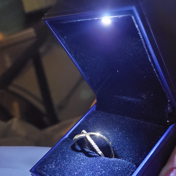 Blush and Bar - Nadia X Infinity Ring (Resizable - Picture 5 of 5